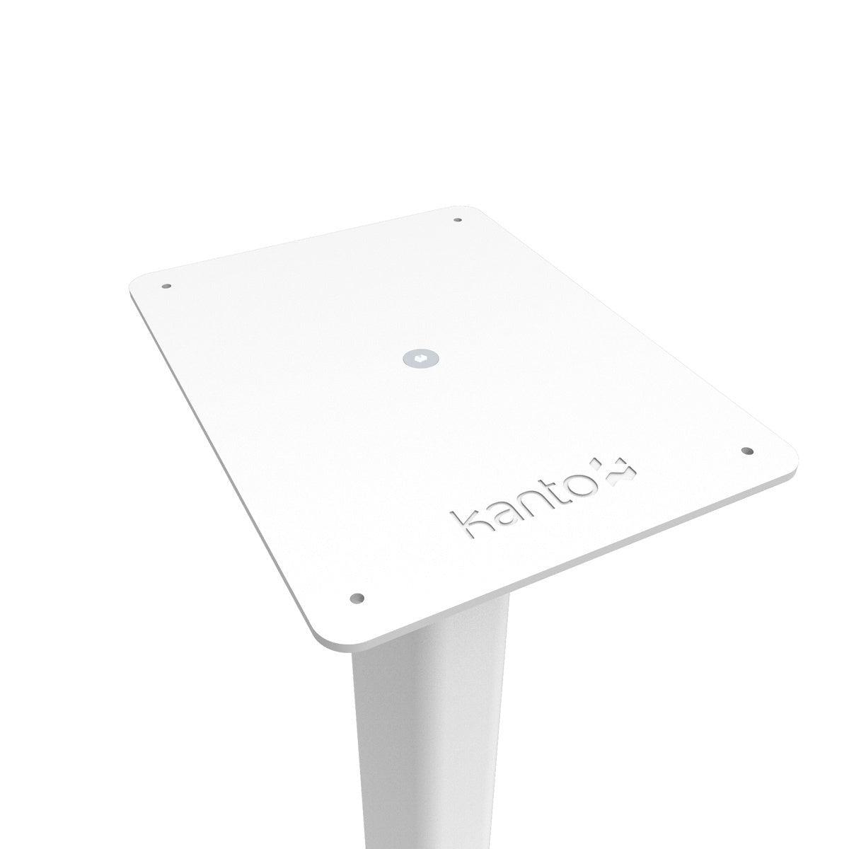 Kanto Universal Bookshelf Speaker Floor Stand - White (Pair)