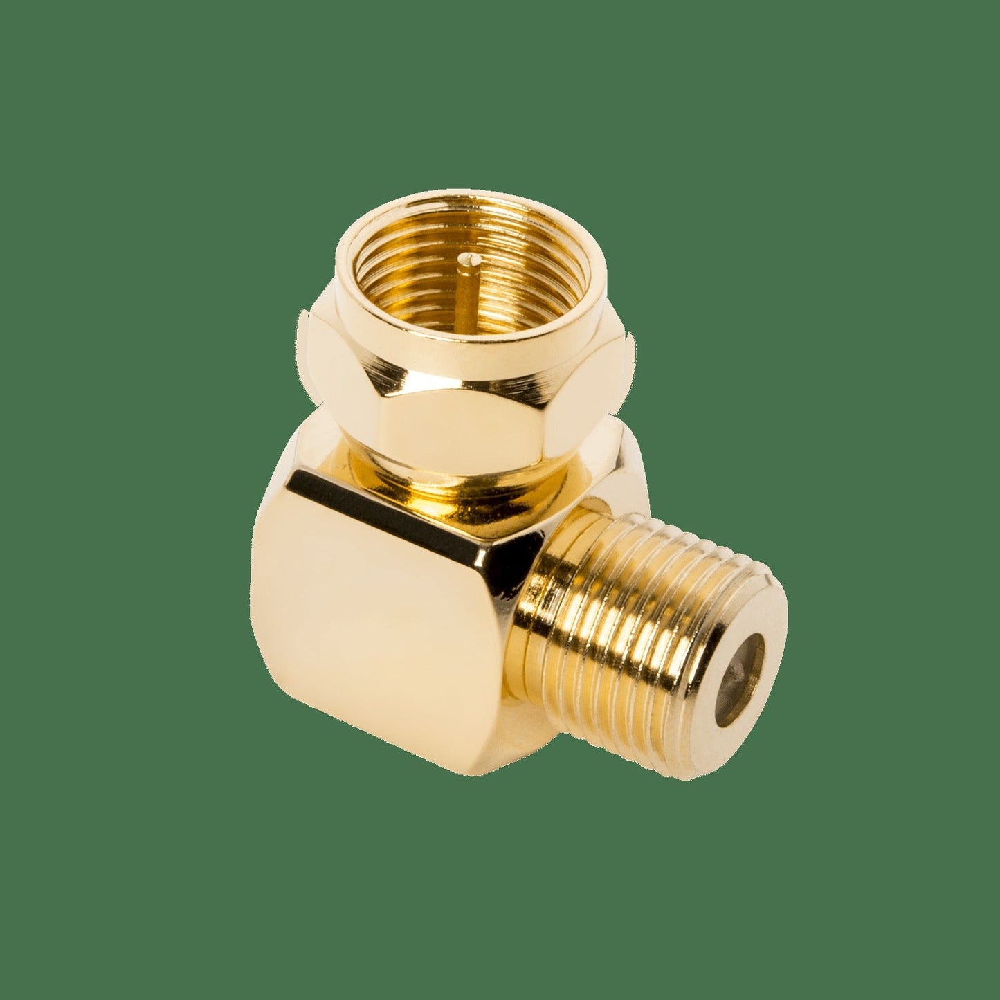 AudioQuest F-90 ̊ Right-Angle Adaptor Male to Female F-Type Connector