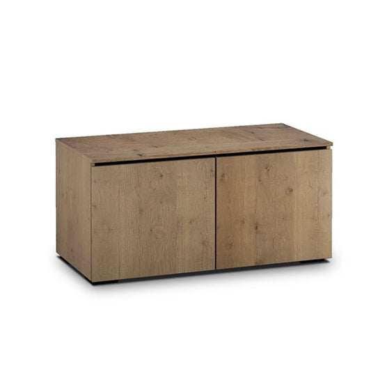 Salamander Designs Lancaster 221 Twin-Width AV Cabinet - Barnboard Oak