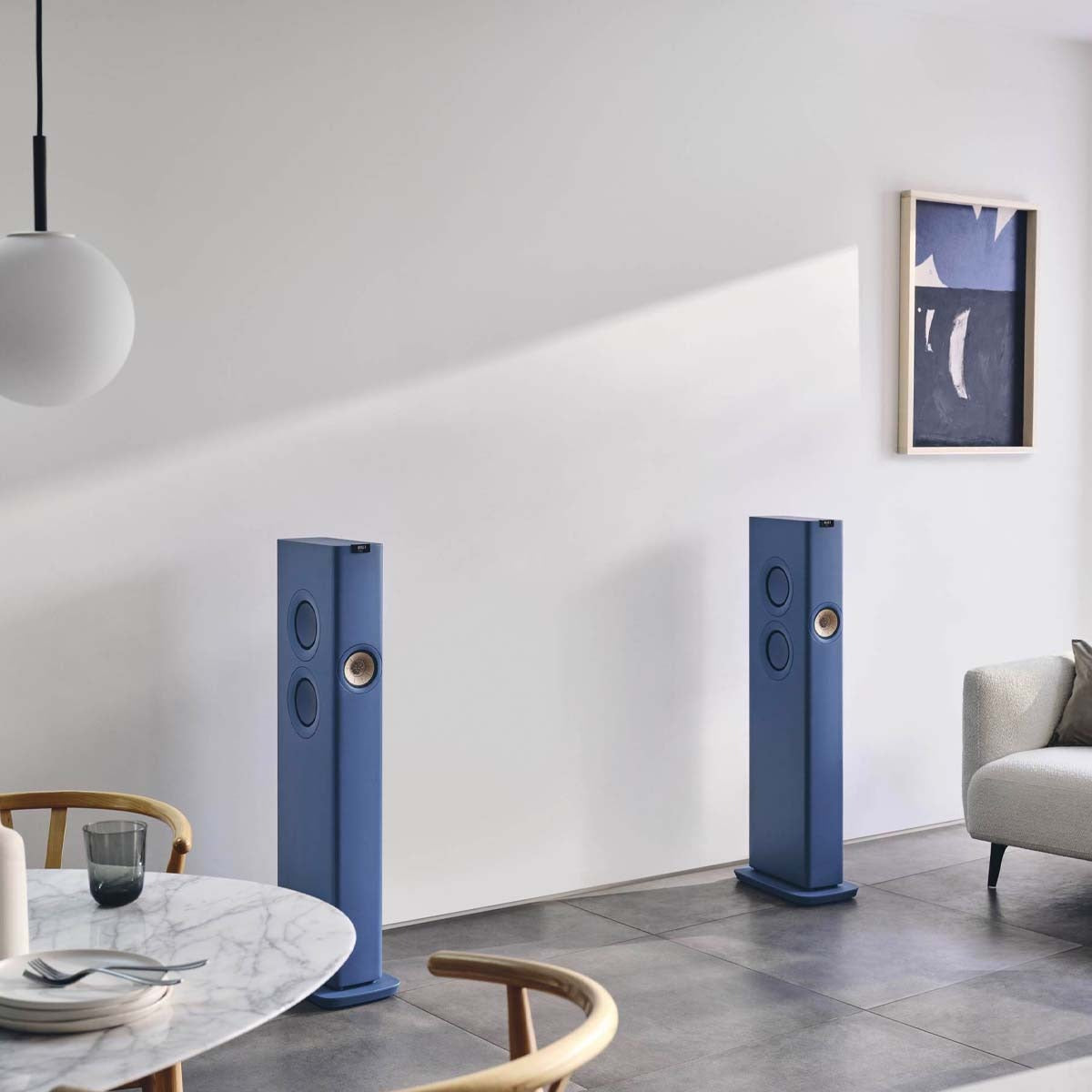 KEF LS60 Wireless Music System - Carbon Black - Pair