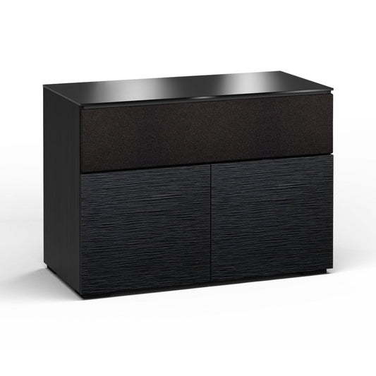 Salamander Designs Chicago 329 Twin-Width AV Cabinet w/ Center Speaker Opening - Black Oak