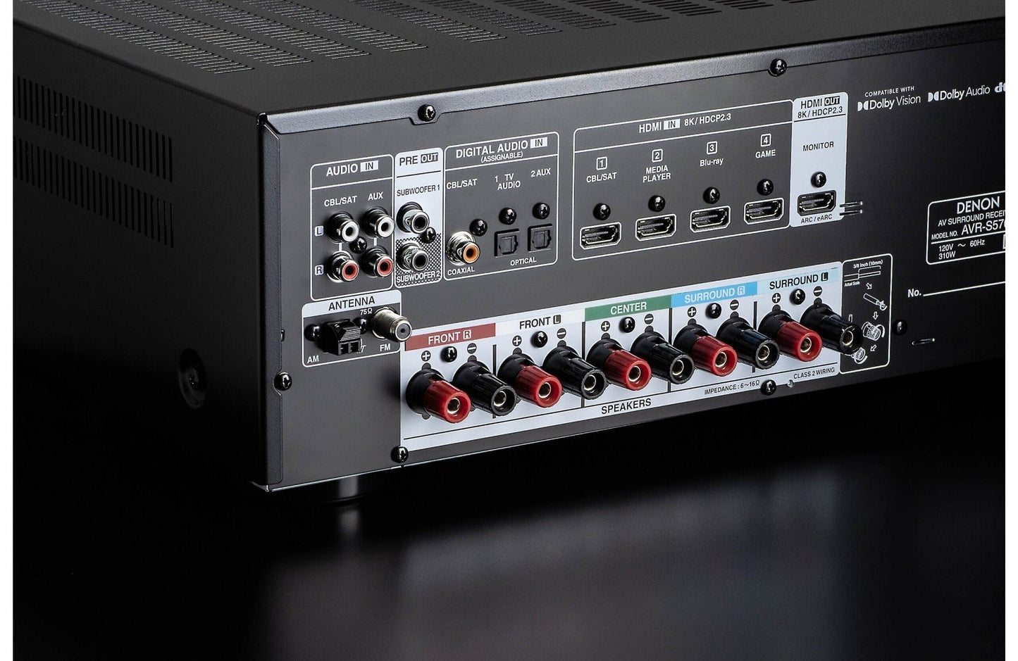 Denon AVR-S570BT 5.2 Channel Receiver