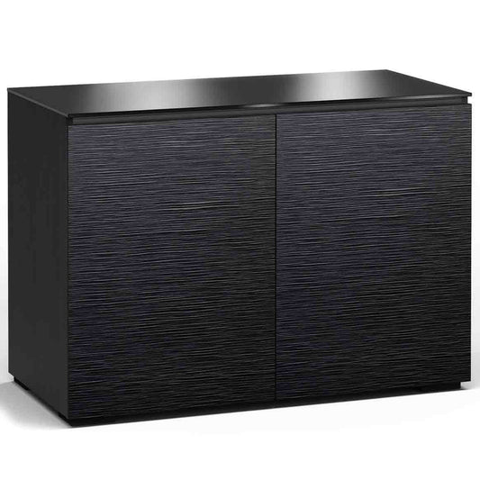 Salamander Designs Chameleon Chicago 323 Twin-Width AV Cabinet - Black Oak