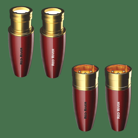 AudioQuest Red River XLR Field Termination Connectors