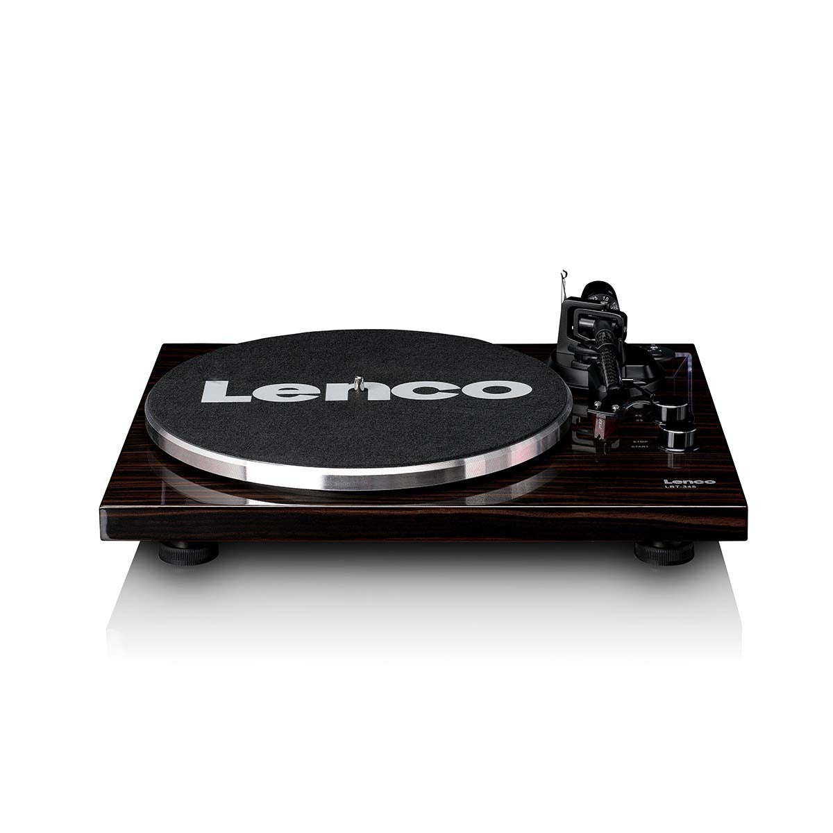 Lenco LBT-345 Bluetooth Turntable w/ Ortofon 2M Red