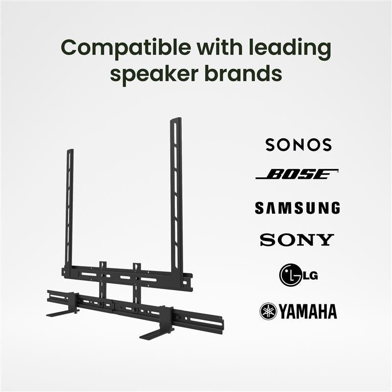 Kanto SB250 Premium Universal Sound Bar TV and Wall Mount Bracket