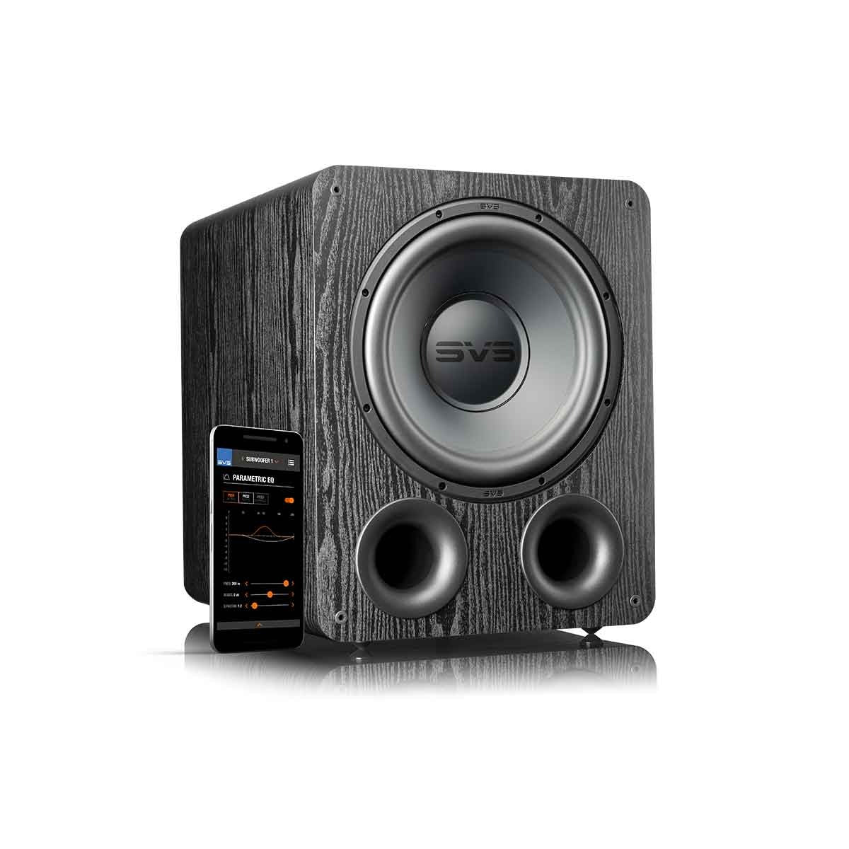 SVS Dual PB-1000 Pro Subwoofer - Black Ash