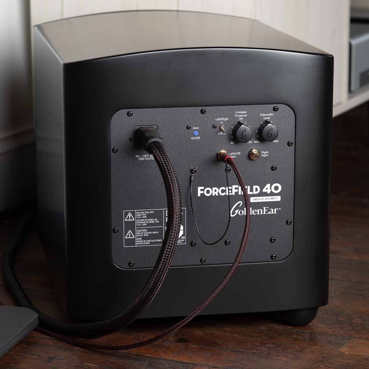 GoldenEar ForceField 40 Compact Subwoofer - Black