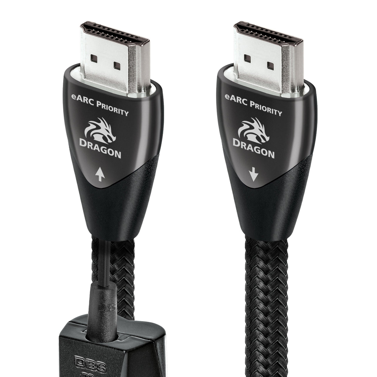 AudioQuest Dragon eARC Priority 2.1 HDMI Cable - 8K/10K Ultra HD, Gaming, High-Speed, 48Gbps, HDR, eARC Priority