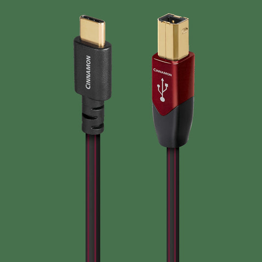 AudioQuest Cinnamon USB-C > B High-Definition Audio Cable