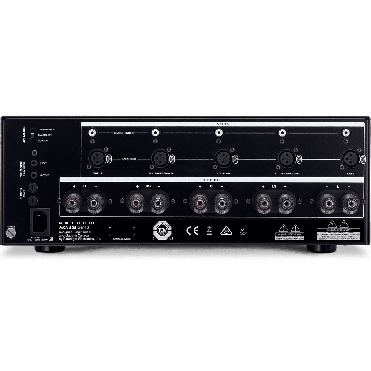Anthem MCA 525 (Gen 2) 5-Channel Power Amplifier