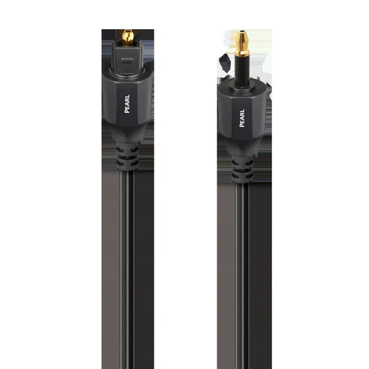 AudioQuest Pearl Optical > 3.5mm Mini M Toslink Fiber-Optic Cable