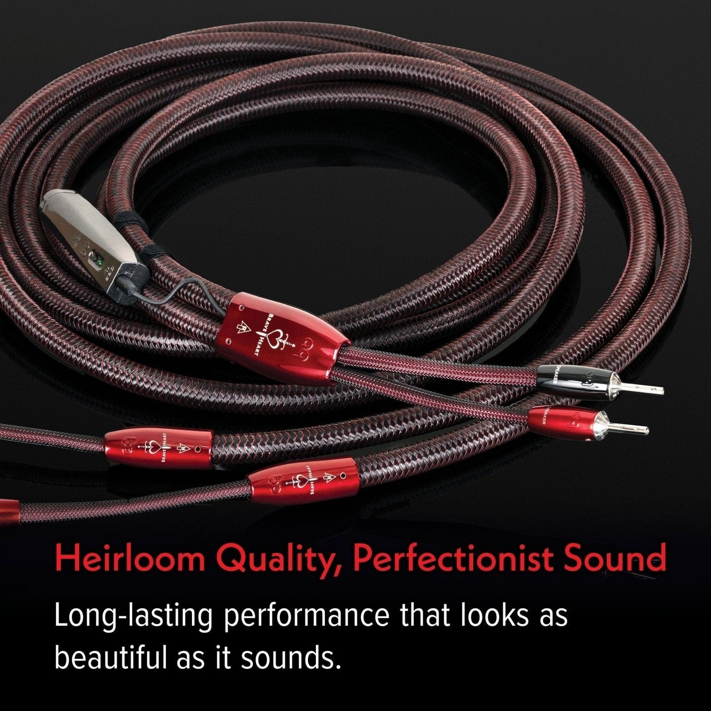 AudioQuest Brave Heart Full-Range Speaker Cable