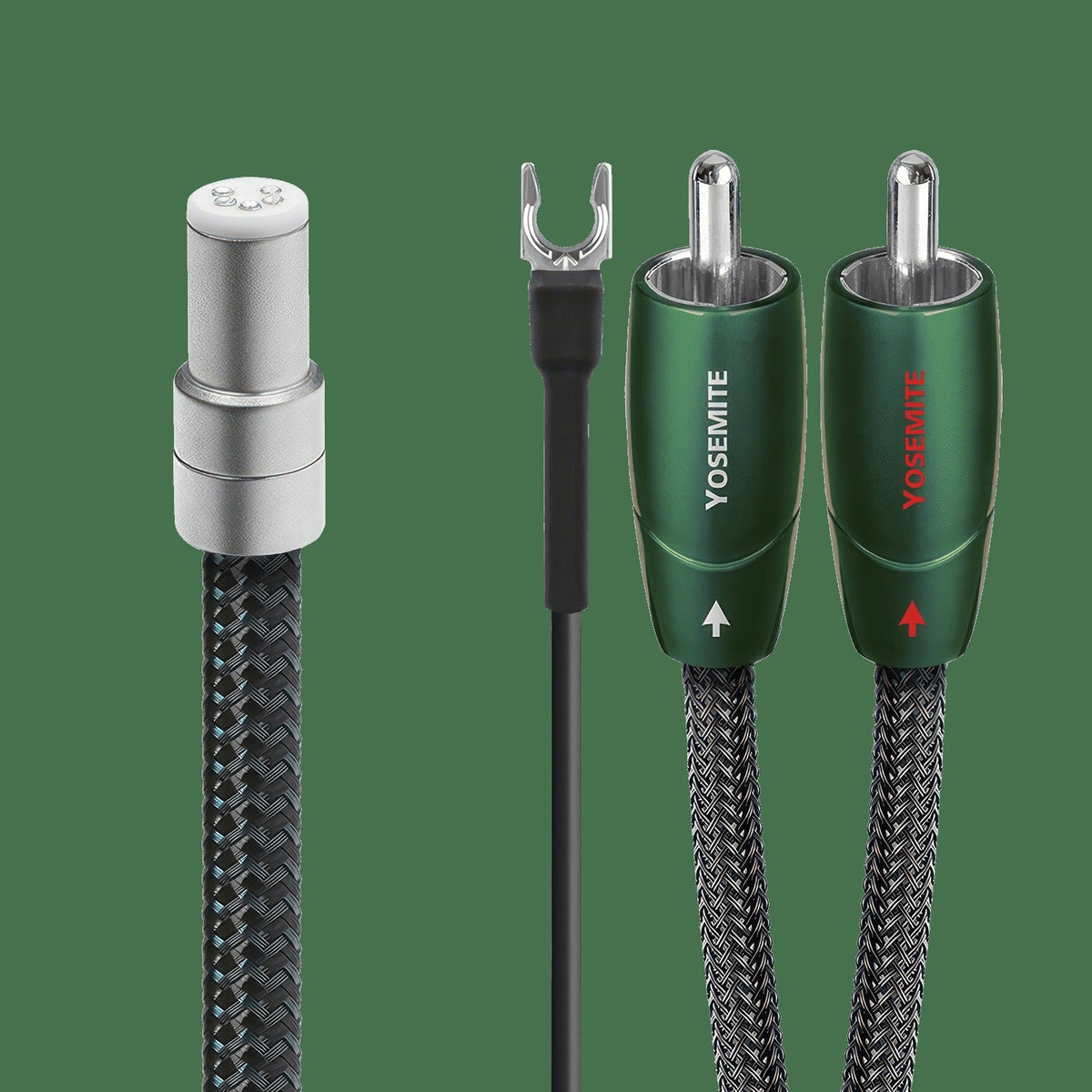 AudioQuest Yosemite Tonearm JIS > RCA Cable + Ground Wire