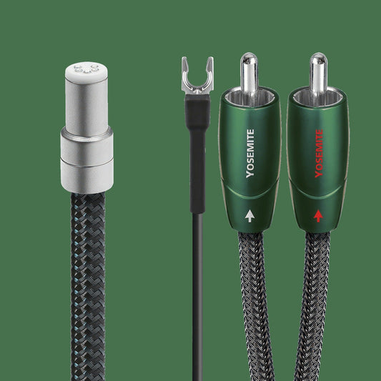 AudioQuest Yosemite Tonearm JIS > RCA Cable + Ground Wire