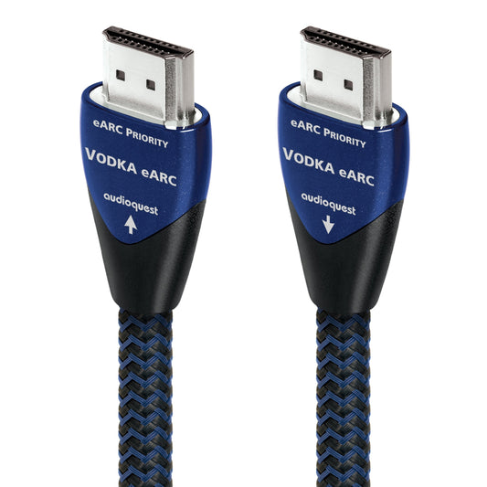AudioQuest Vodka eARC Priority 2.1 HDMI Cable - 8K/10K Ultra HD, Gaming, High-Speed, 48Gbps, HDR, eARC Priority