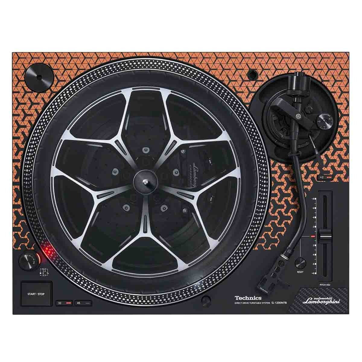 Technics SL-1200M7B Turntable Collaboration w/ Automobili Lamborghini