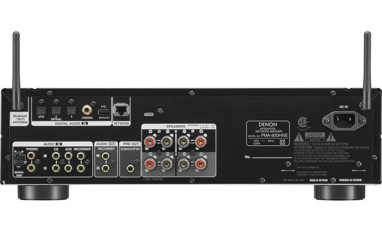 Denon PMA-900HNE Integrated Stereo Amplifier (85W x 2), Advanced High Current Circuit, Built-in HEOS, Bluetooth & AirPlay 2, Amazon Alexa Voice Control, MC & MM Phono Equalizer, Hi-Res Certified
