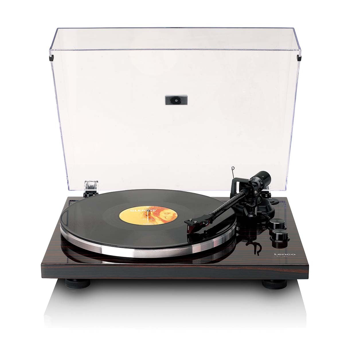 Lenco LBT-345 Bluetooth Turntable w/ Ortofon 2M Red