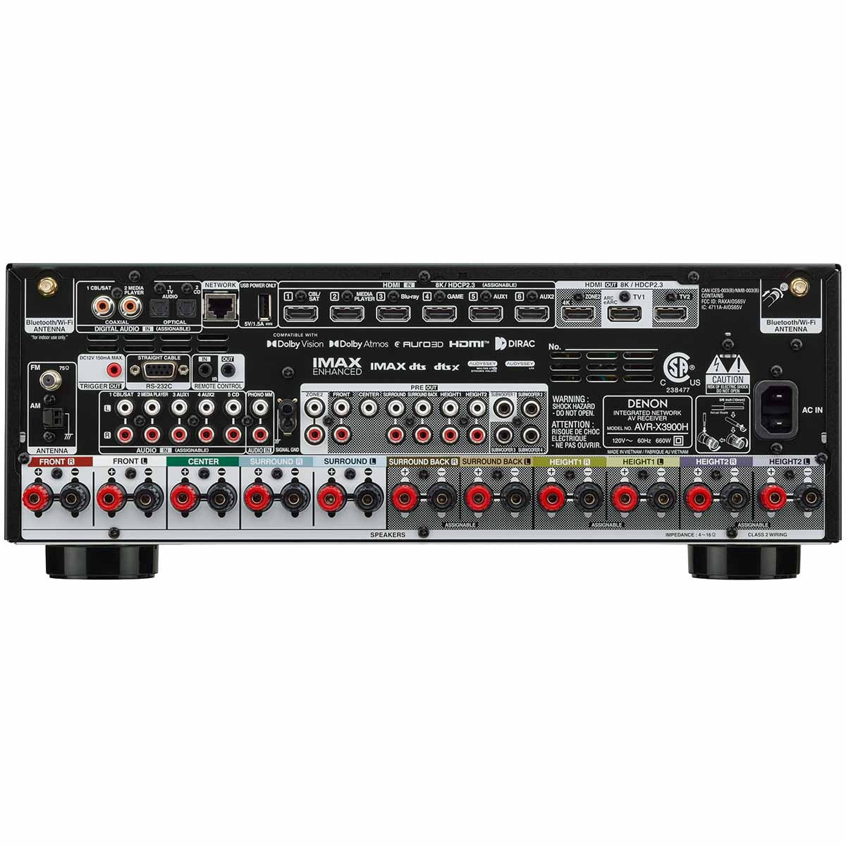 Denon AVR-X3900H 9.4-Channel AV Receiver
