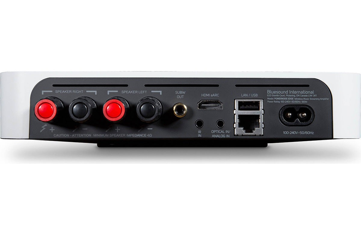 Bluesound PowerNode EDGE Wireless Multi-Room Hi-Res Music Streaming Amplifier-Black