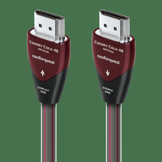 AudioQuest Cherry Cola 48 2.1 HDMI Cable - 4K/8K Ultra HD, In-Wall Rated, High-Speed, 48Gbps, HDR, eARC