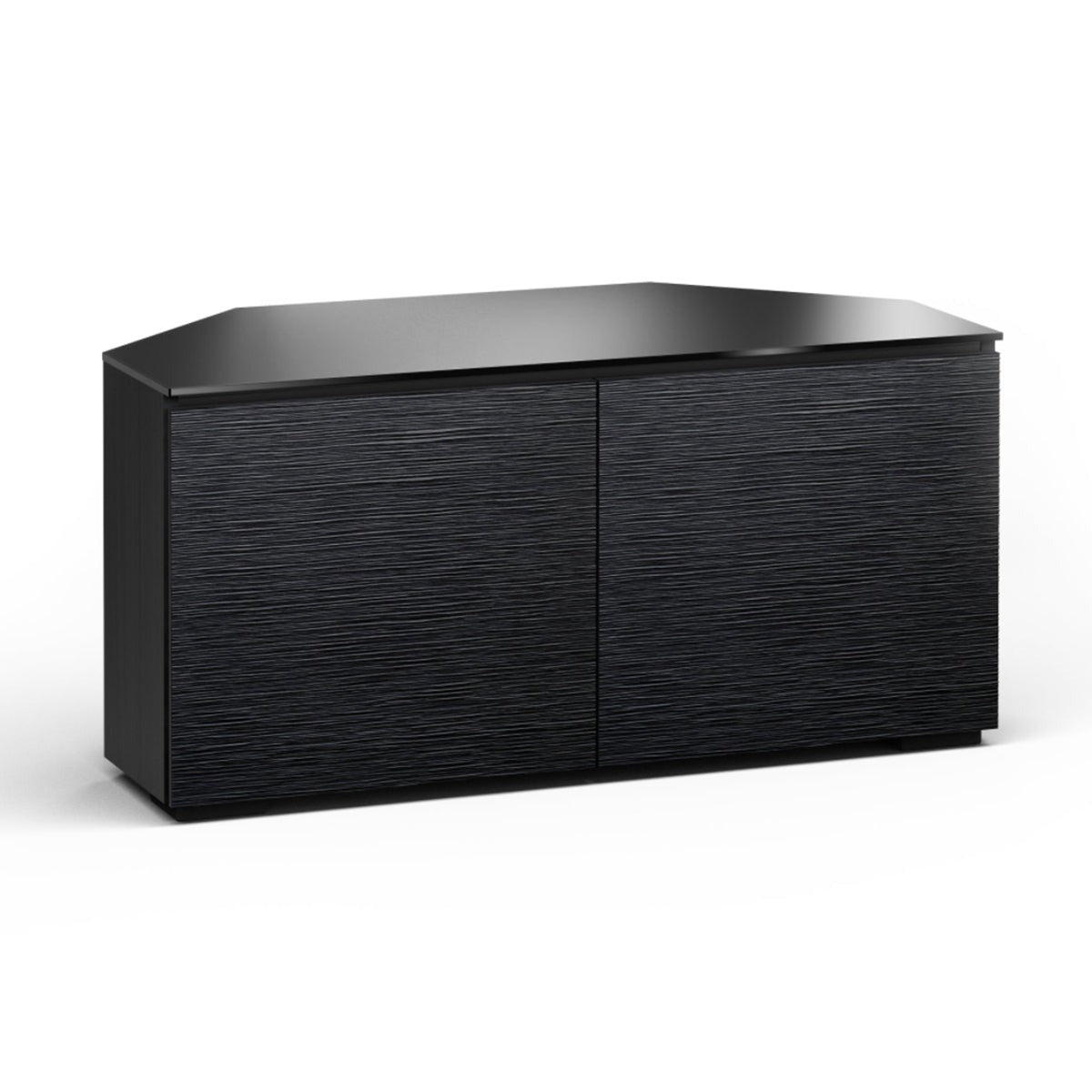Salamander Designs Chicago 221 Twin-Width AV Cabinet Corner - Black Oak
