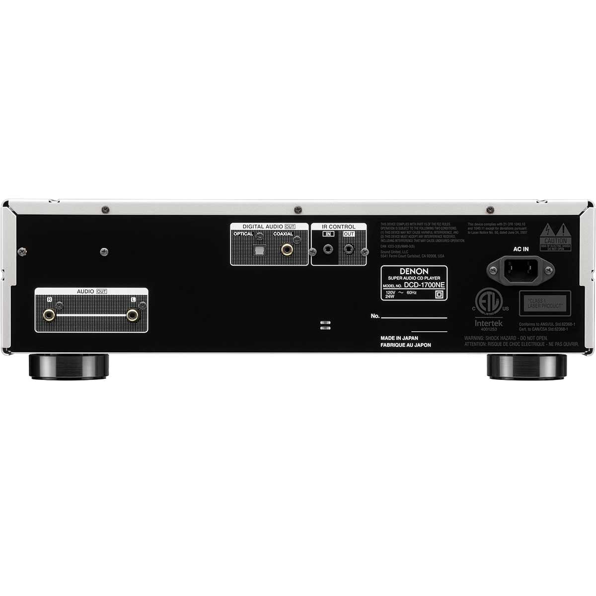 Denon DCD-1700NE CD/SACD Player