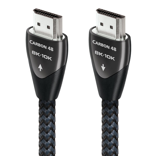 AudioQuest Carbon 48 2.1 HDMI Cable - 8K/10K Ultra HD, Gaming, High-Speed, 48Gbps, HDR, eARC