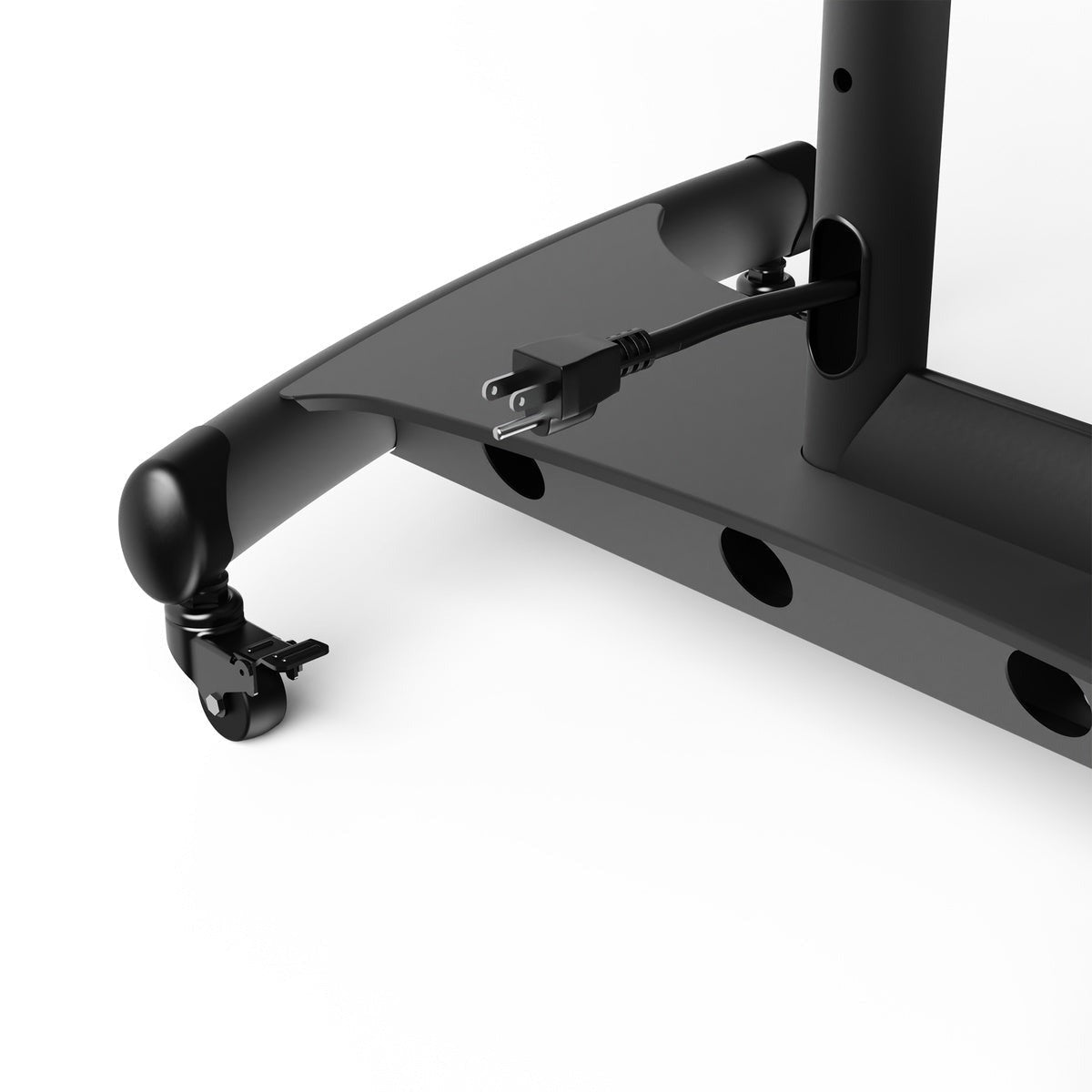 Kanto MTM70PL Height Adjustable Rolling TV Stand for 40" - 70" TVs and Interactive Displays