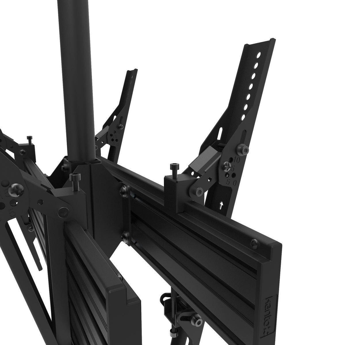 Kanto CM600BTB Back-to-Back Dual Screen TV Ceiling Mount for 40” to 80” TVs