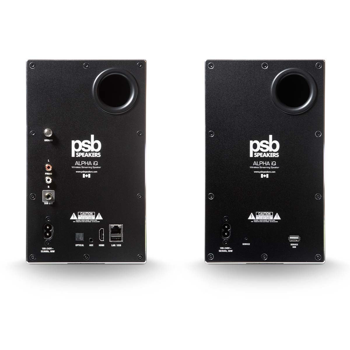 PSB Alpha iQ Streaming Powered Speakers w/ BluOS - Pair