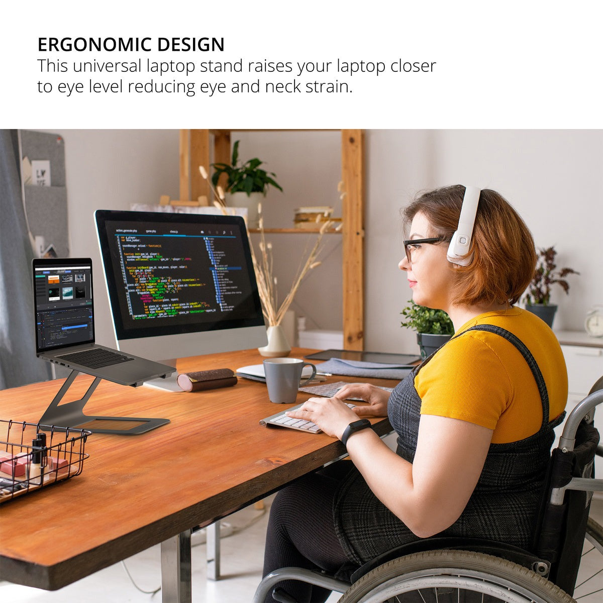 Kanto LE1 Ergonomic Universal Riser Laptop Stand