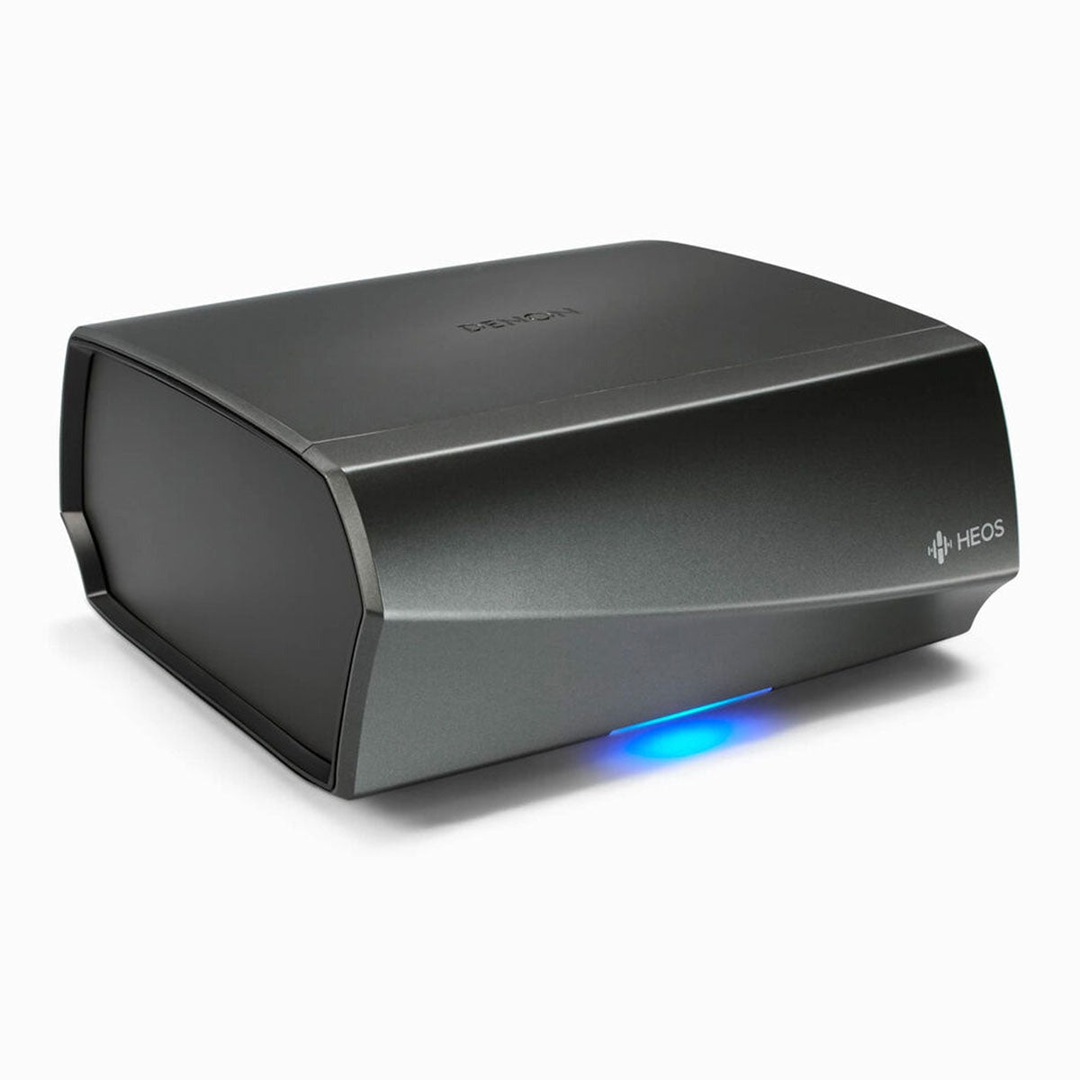 Denon HEOS Link Wireless Pre-Amplifier For Multi-Room Audio - Series 2 (New Version), Amazon Alexa Compatibility, Powered Subwoofer Connection, Black with Silver, 2.91 x 6.14 x 5.83