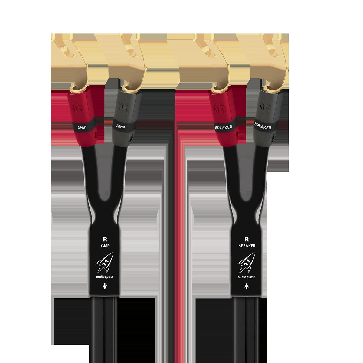 AudioQuest Rocket 11 Full-Range Speaker Cable w/ SureGrip 300 Connectors