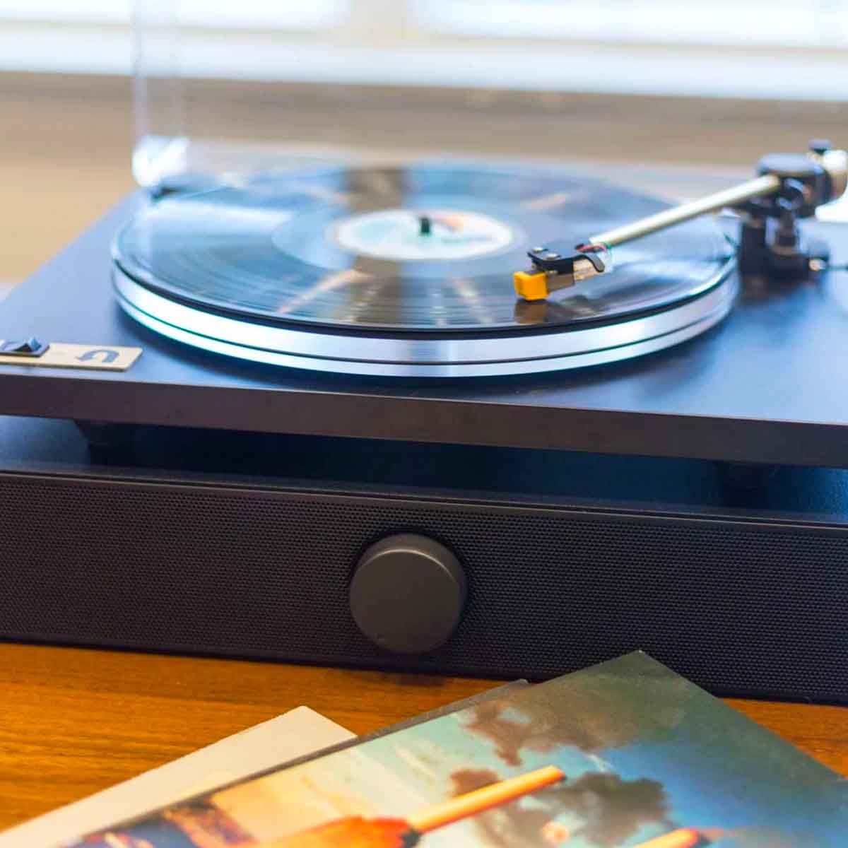 Andover Audio Spinbase Turntable Speaker System - White