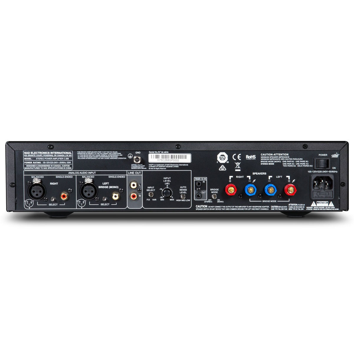 NAD C268 Stereo Power Amplifier
