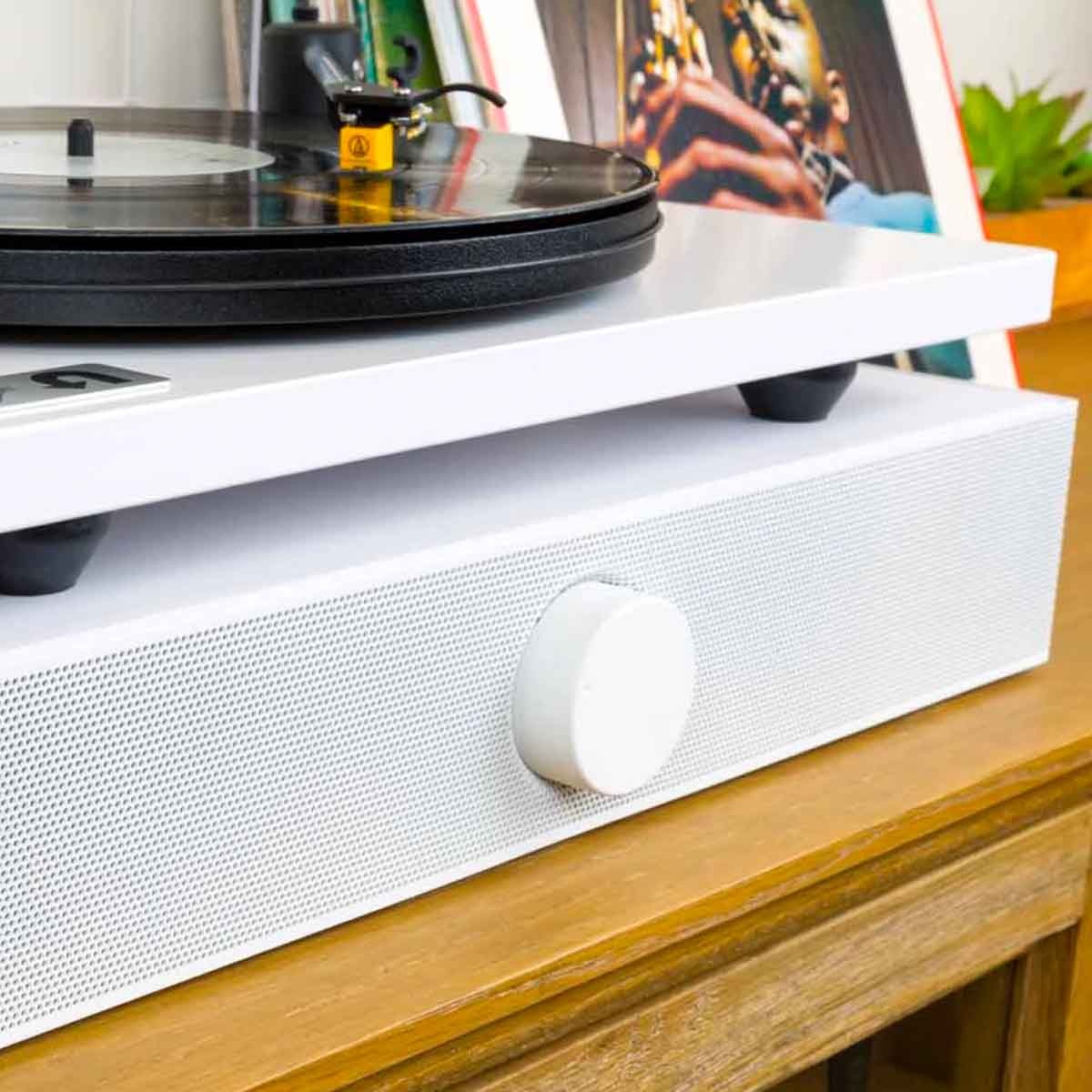 Andover Audio Spinbase Turntable Speaker System - White