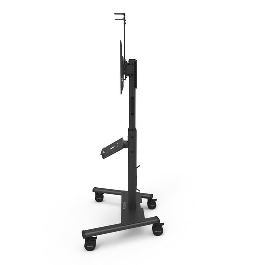 Kanto MPC77 Rolling TV Stand with Keyboard Tray for 37" - 77" TVs - Compatible with Logitech® Tap and Rally Bar Conferencing Device