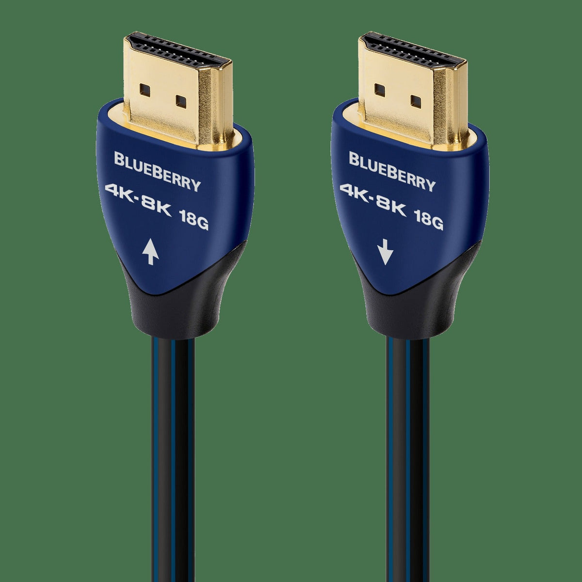AudioQuest Blueberry 18 2.1 HDMI Cable - 4K/8K Ultra HD, In-Wall Rated, High-Speed, 18Gbps, HDR, eARC