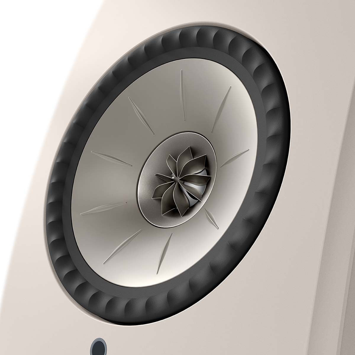 KEF OPEN BOX LSX II LT Wireless HiFi Powered Bookshelf Speakers - Stone White - A Grade
