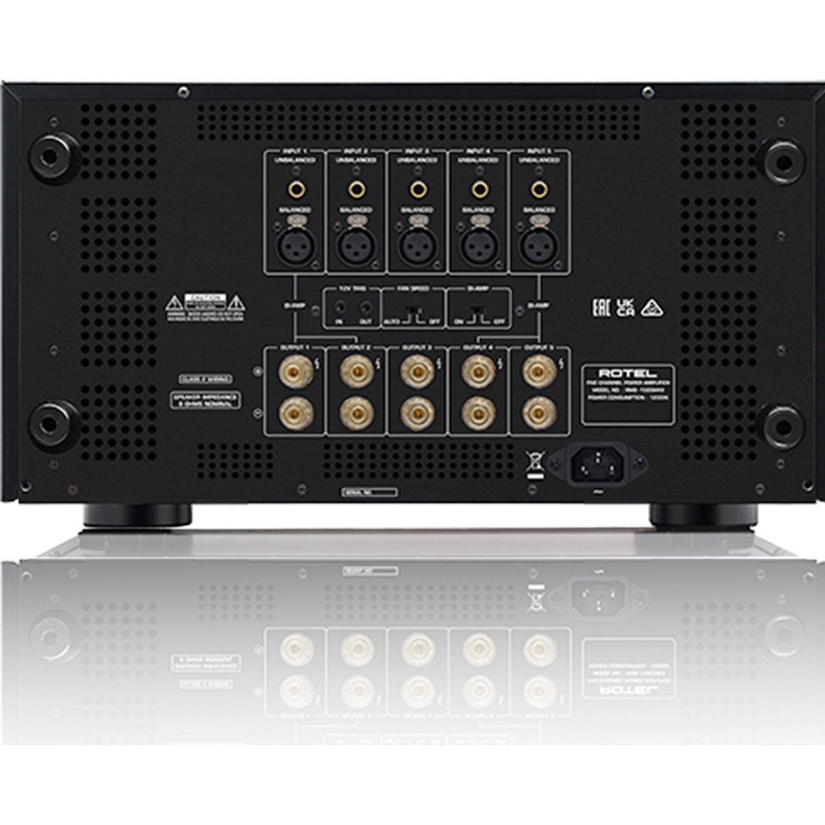 Rotel RMB-1585 MKII 5 Channel Home Theater Amplifier