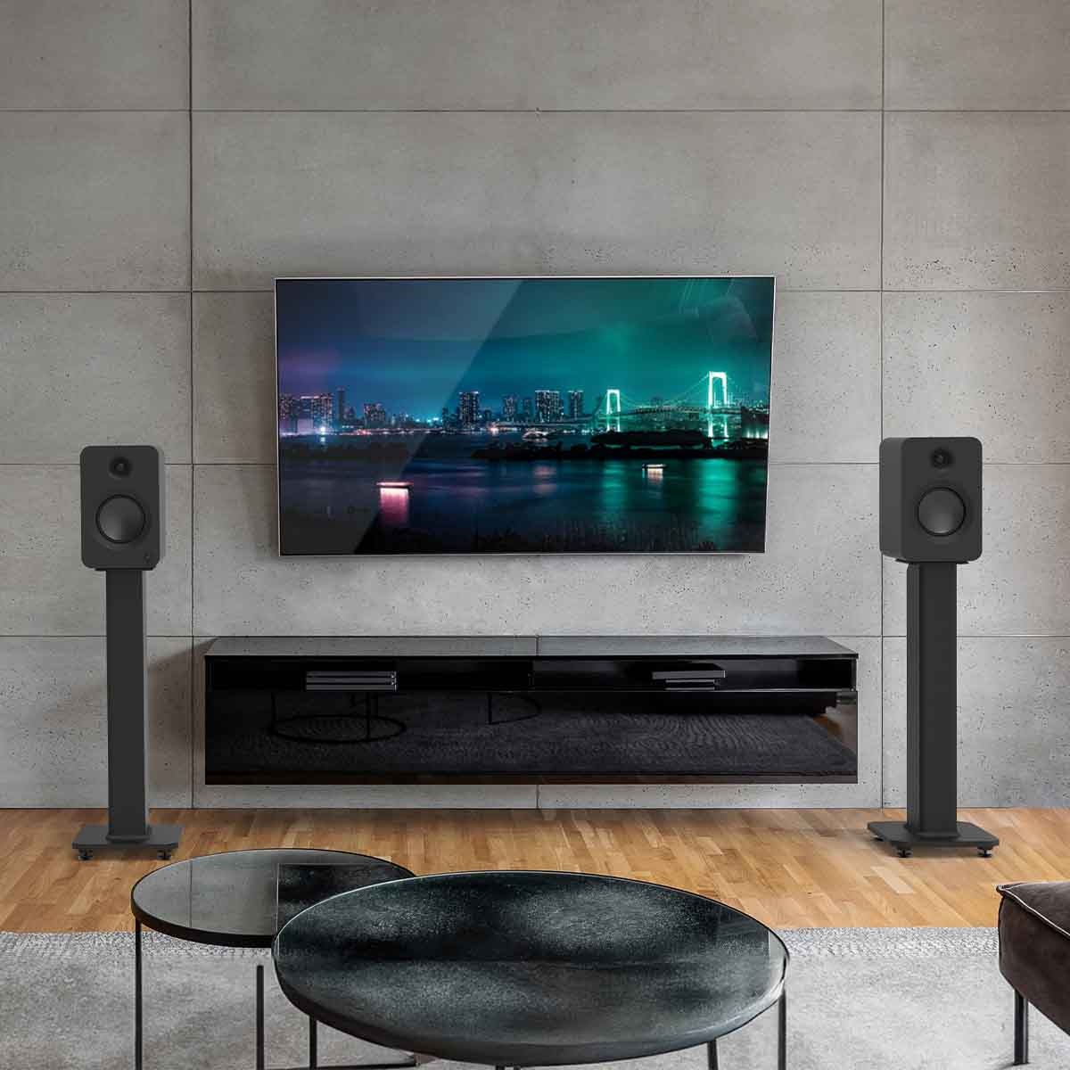 Kanto REN 200W Powered Bookshelf Speakers - Pair