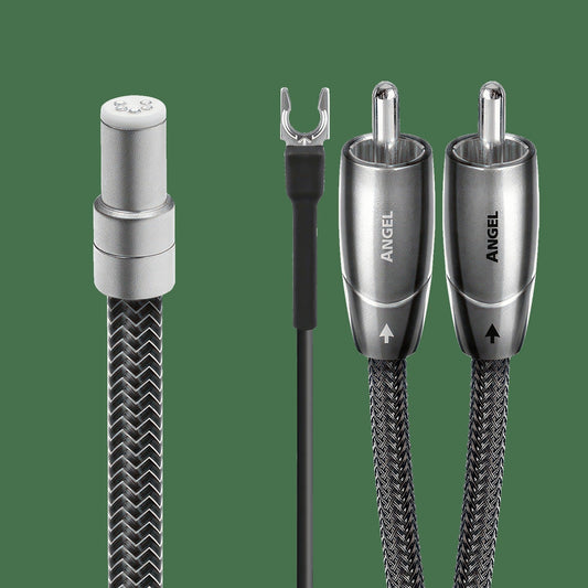 AudioQuest Angel Tonearm JIS > RCA Tonearm Cable + Ground Wire