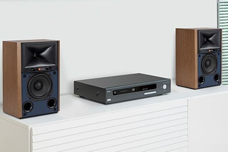 JBL 4305P Powered Bookshelf Speakers - Pair