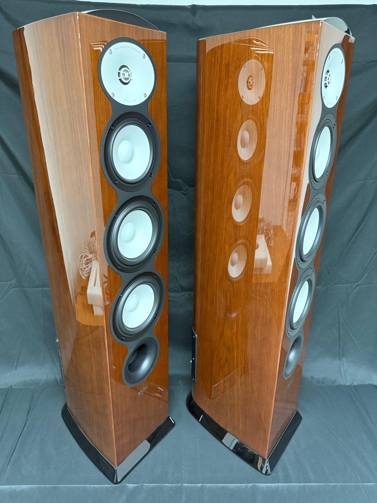 Revel PerformaBe F226Be 3-way Floorstanding Loudspeaker - Walnut - Pair - BSC