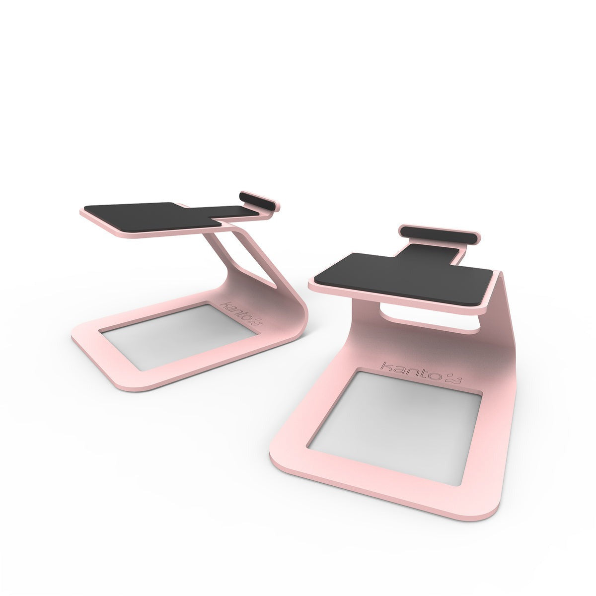 Kanto SE2P Elevated Desktop Speaker Stands for Small Speakers - Pink (Pair)
