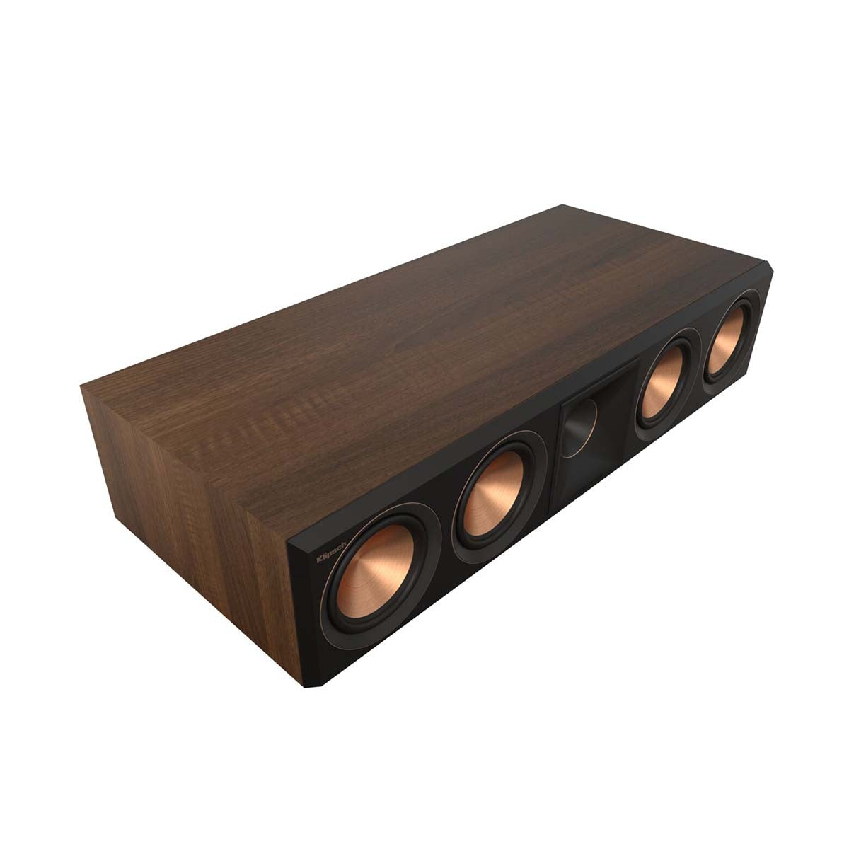 Klipsch Reference Premiere RP-504C II Center Channel Home Theater Speaker with Updated Tractrix Horn and Port Technology and 5.25â€ Cerametallic Woofer for Crystal-Clear Dialogue in Walnut