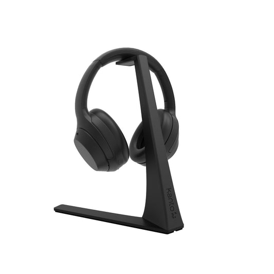 Kanto H3 Universal Desktop Headset Stand with Silicone Padding and Adapter Holder