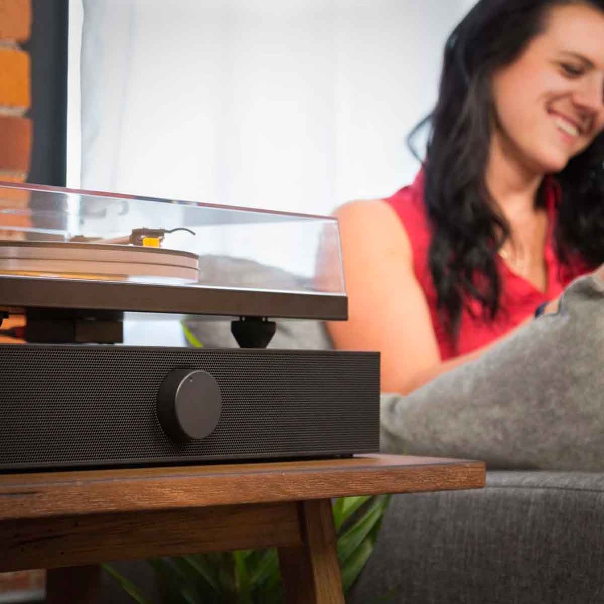 Andover Audio Spinbase Turntable Speaker System - White